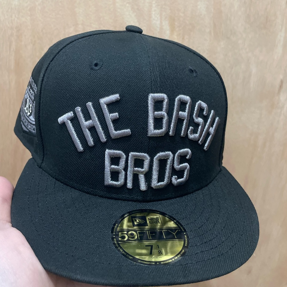 Topperz Oakland athletics The bash bros Oakland coliseum size 7 1/8 new era